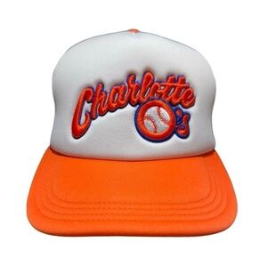 Ebbet’s Field Charlotte Orioles Vintage Minor League Trucker Hat. OS. New